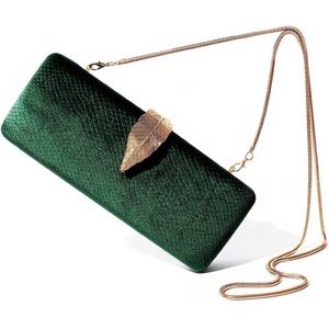 NEW IN BOX Green Clutch Purse